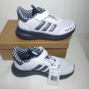 ADIDAS Kids Sz 3 X_PLRPATH C Disney Mickey Mouse Kids Shoes IH1237 White/Grey